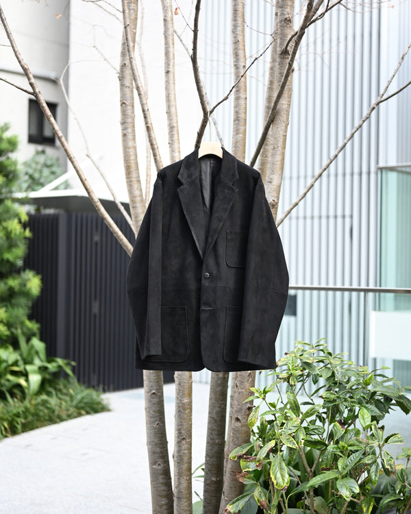 2B JACKET, sheep suede leather
