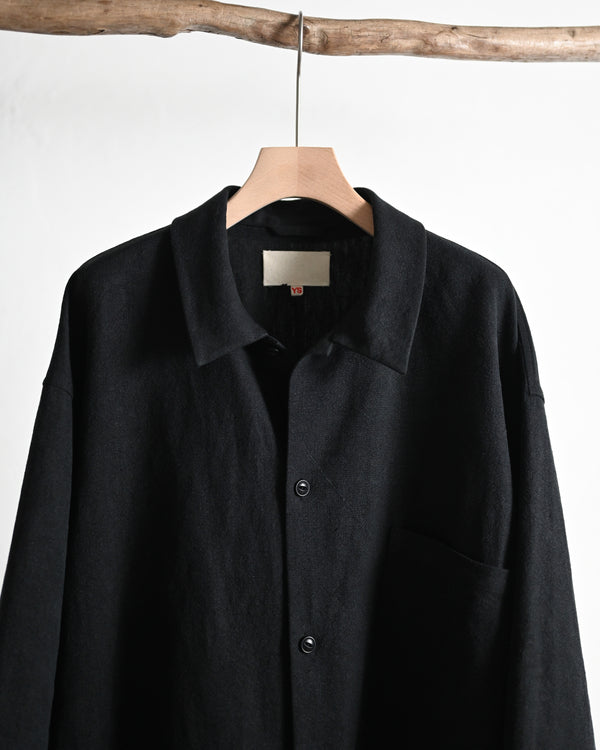 WORK SHIRT, max high count hemp, black