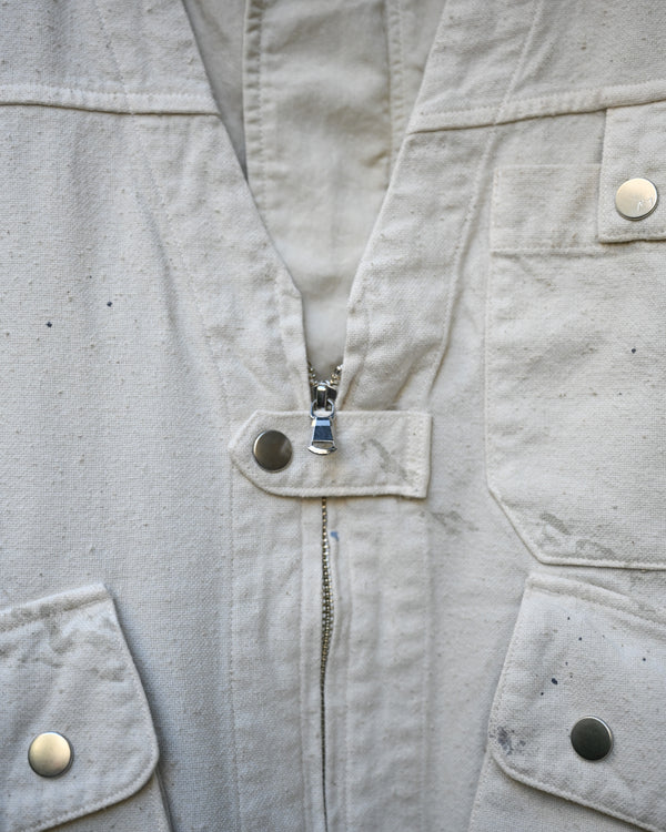 C/R DUCK UTILITY VEST, white