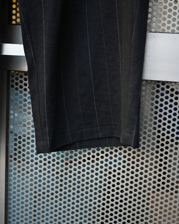 BAGGY EASY PANTS, linen×cotton×silk, stripe