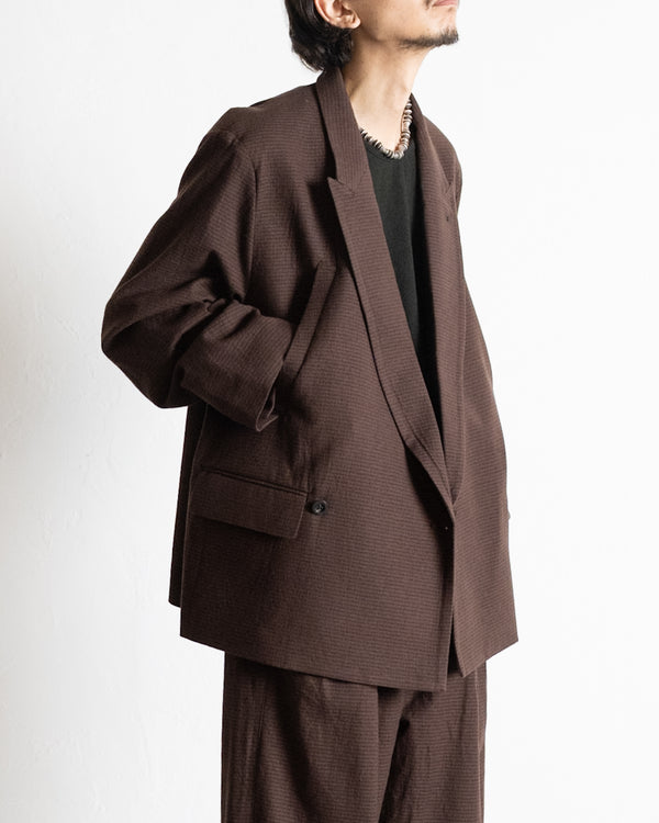 DOUBLE TAILORED JACKET, GRAPH CHECK