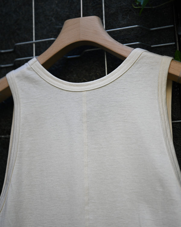 INNER SHIRT-off white, heavy single jersey