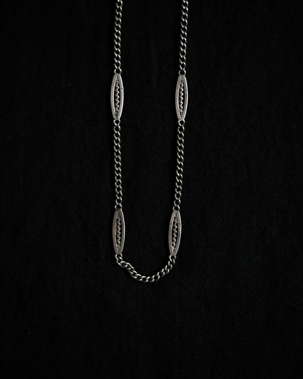 1900 - 1930's Silver Necklace, BA012