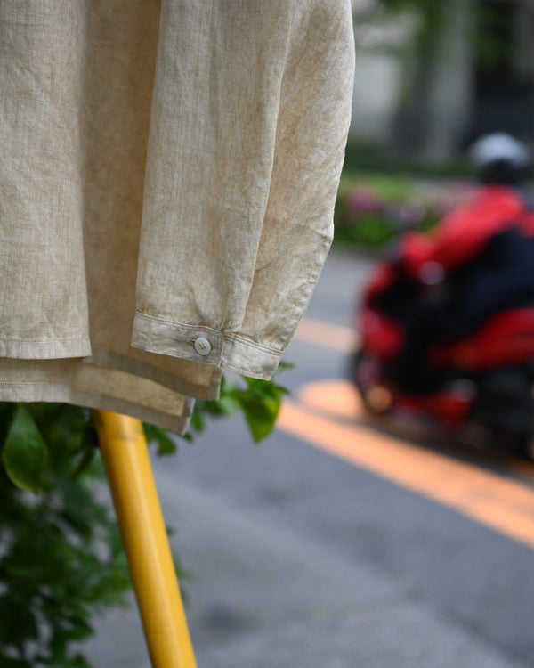 Sleeping shirt, Authentic linen poplin