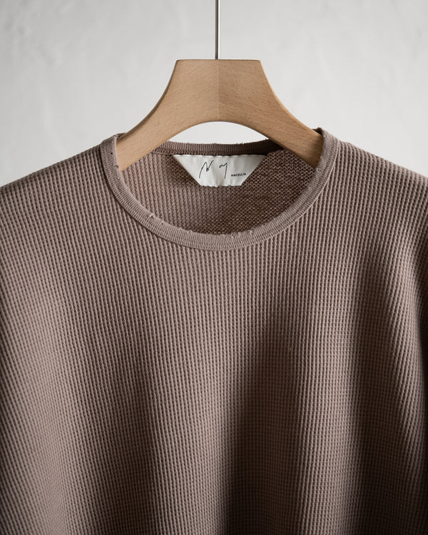 DAMAGE WAFFLE CREW LS, 3 colors