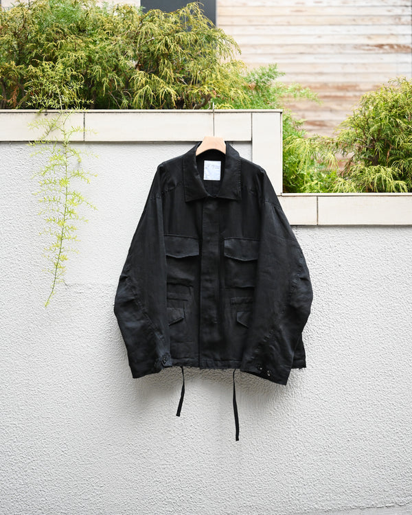 100/S LINEN FIELD JACKET