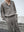 CREPE HALF ZIP SHIRT, greige