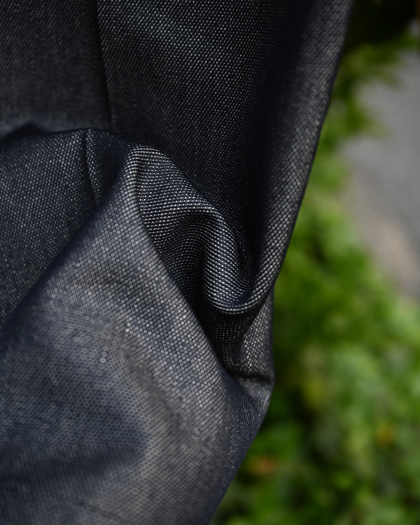 WASHI PAPER WOOL TWILL WIDE TROUSERS