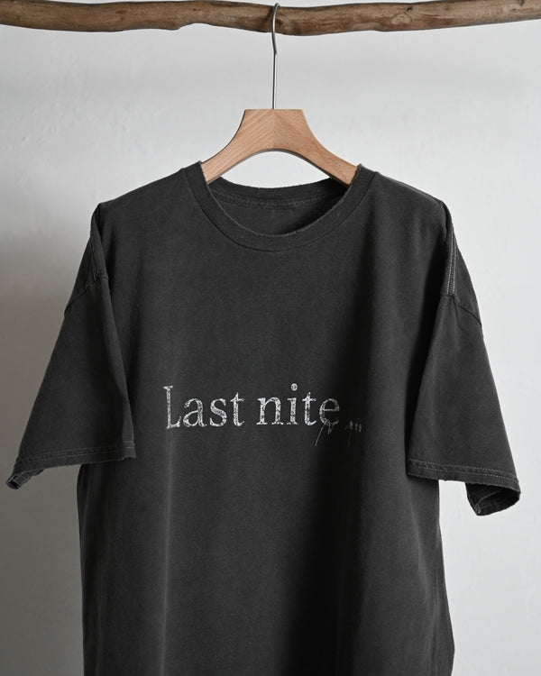 LAST NITE SS, black