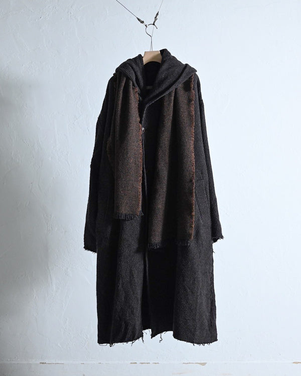 WOOL LONG SCARF-YOKO SAKAMOTO-COELACANTH