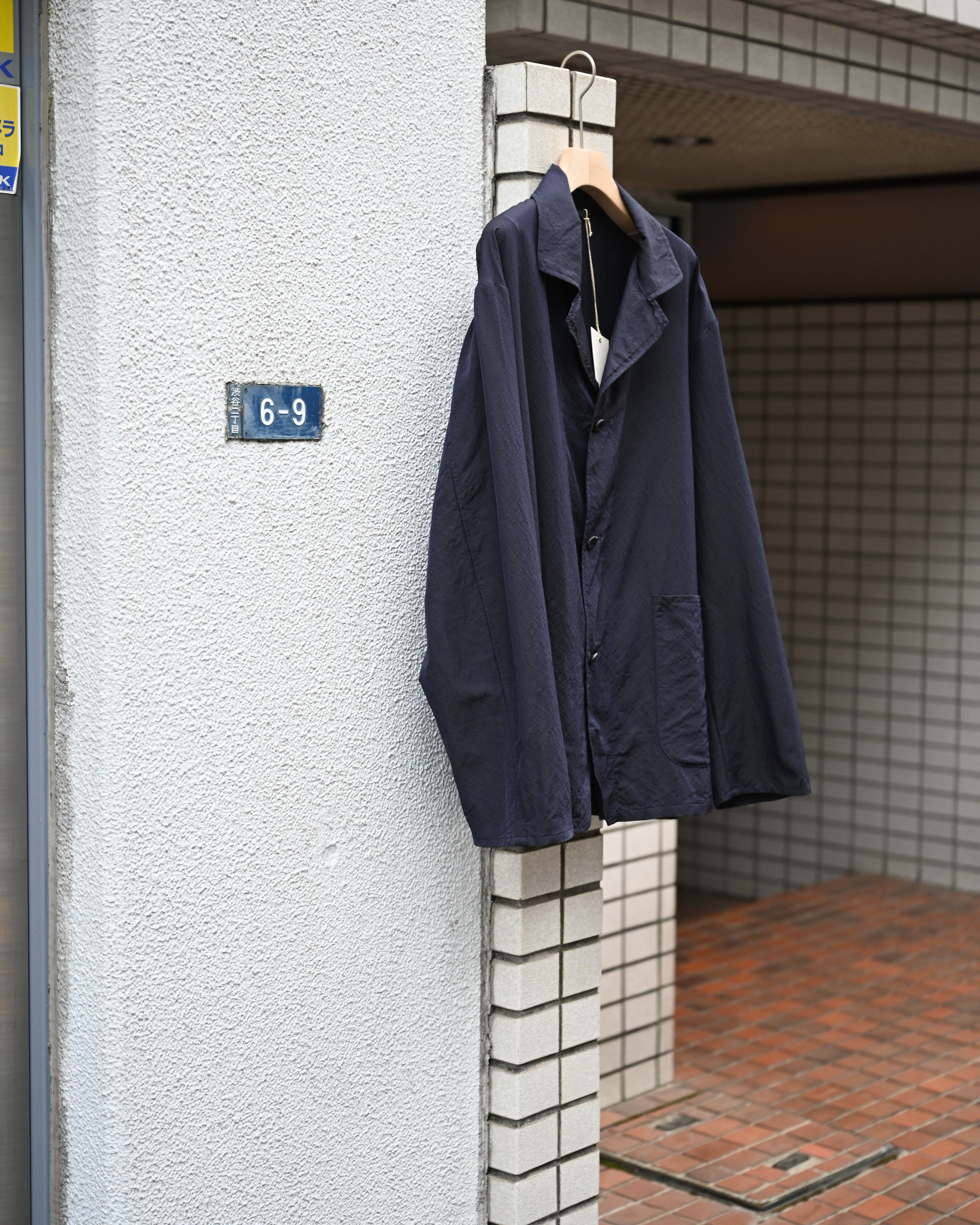 ulterior アルテリア - WASHED WOOL SILK TWILL JKT – coelacanth