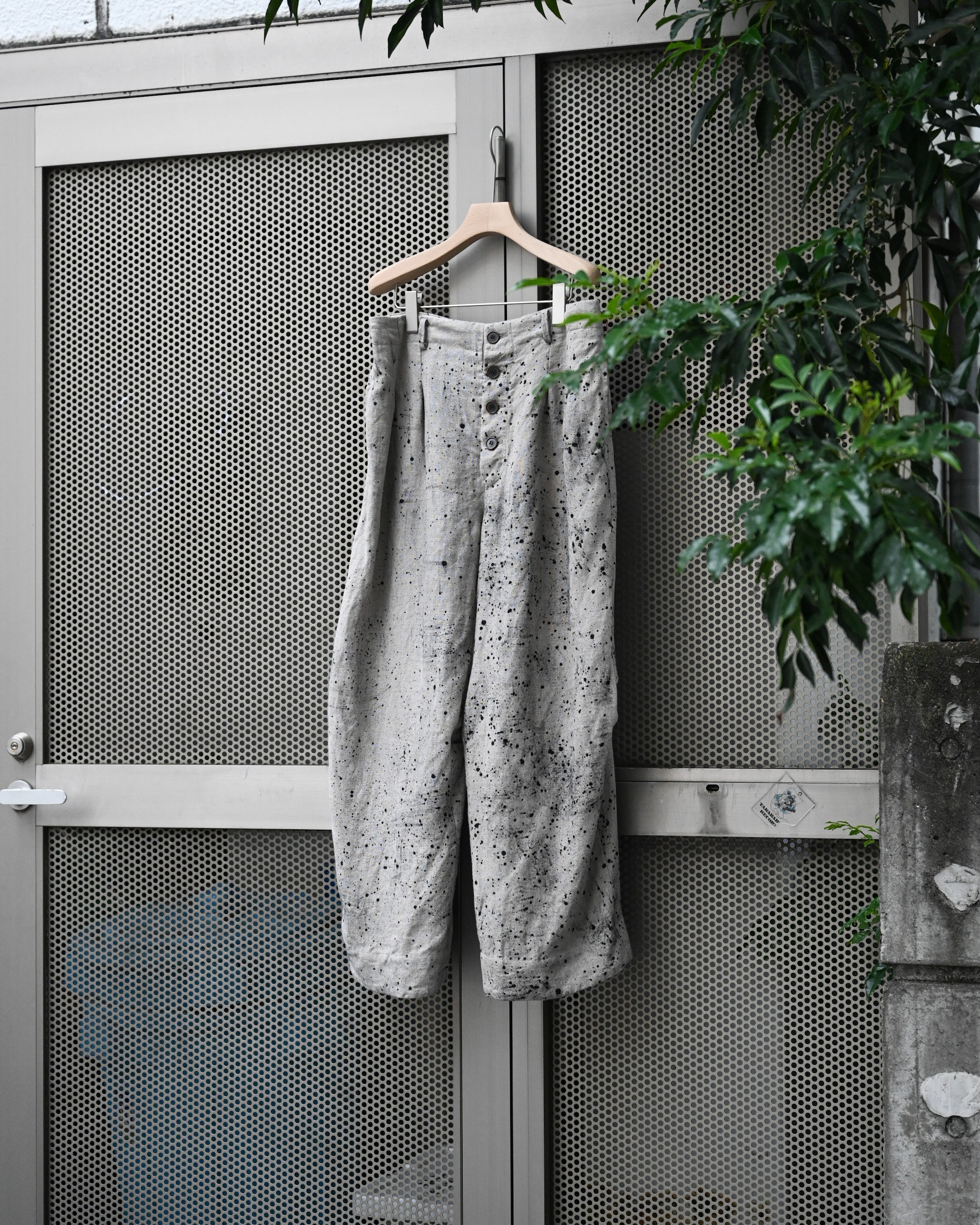 YUTA MATSUOKA - HOOK PANTS, airbrushed dyed fabrics | COELACANTH