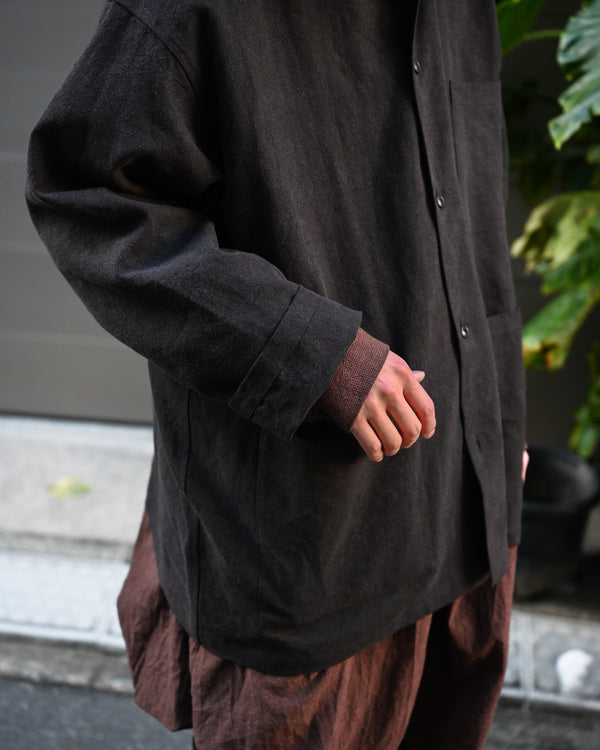 WORK SHIRT, max high count hemp,brown