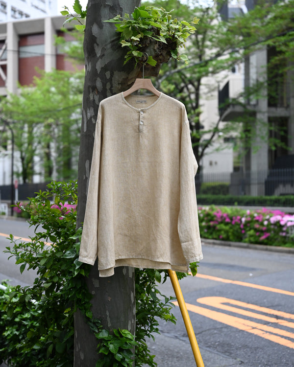 Sleeping shirt, Authentic linen poplin