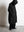 HOODED COAT, charcoal brown mixed color kasuri