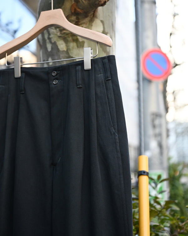 730 (710 EXTRAS -Wide leg- ), twill, faded black