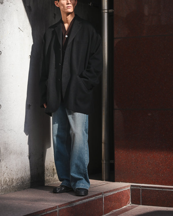 DROPPED SHOULDER JACKET, whipcord