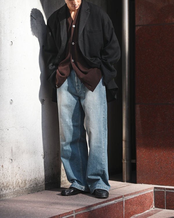 DROPPED SHOULDER JACKET, whipcord