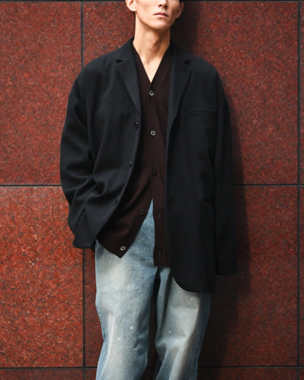 DROPPED SHOULDER JACKET, whipcord