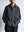 DAMAGE WOOL HERRINGBONE COVER ALL, white×black
