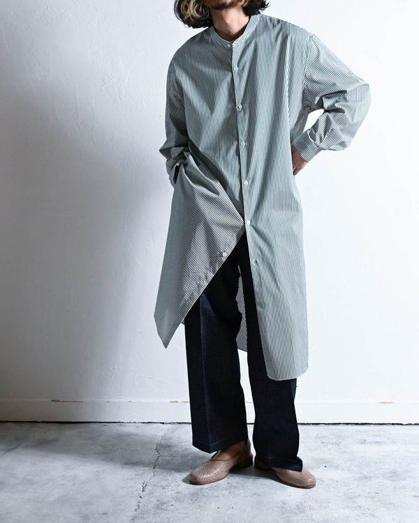LONG SHIRT, woven stripe by Italy-CONTROLLA+-COELACANTH