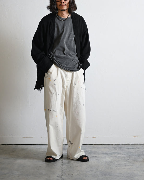 PANAMA COLLAR LESS SHIRT JACKET