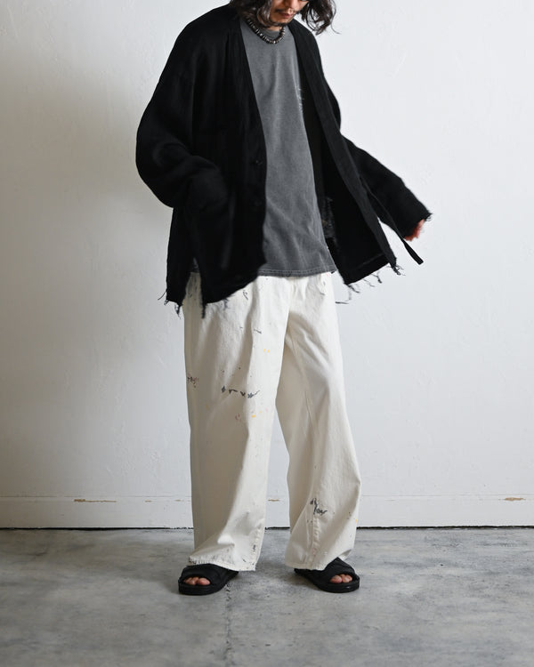 PANAMA COLLAR LESS SHIRT JACKET
