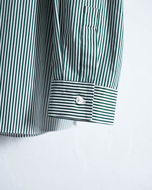 BASIC SHIRT, woven stripe woven by Italy-CONTROLLA+-COELACANTH