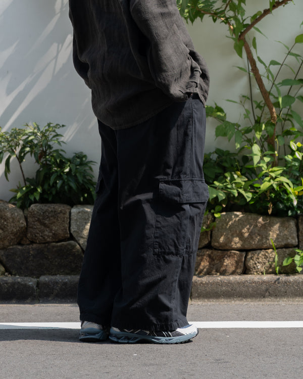 POPLIN CARGO PANTS