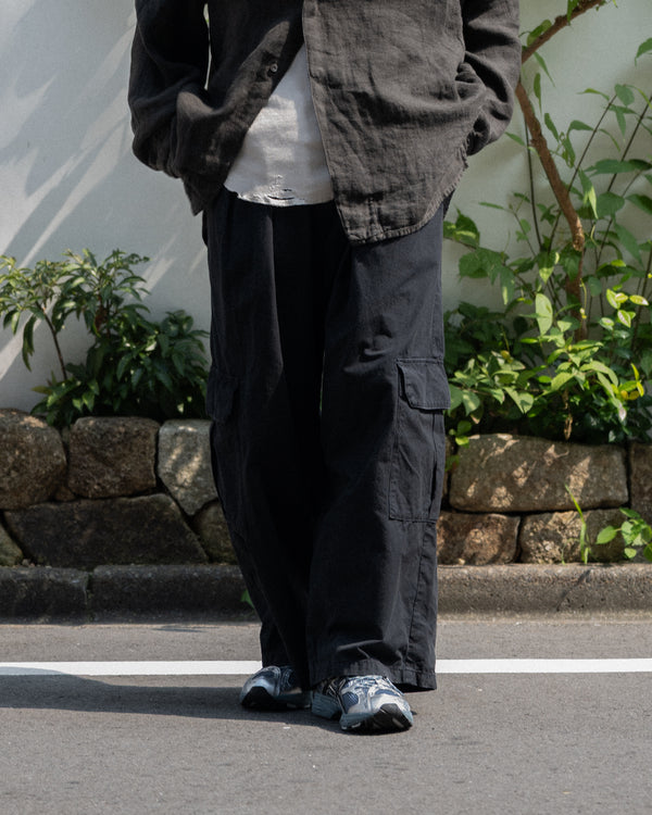 POPLIN CARGO PANTS