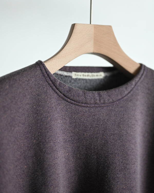 EXTRA COTTON FLEECE / CREW NECK LONG SLEEVE, faded heather color
