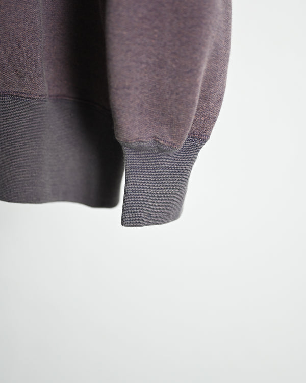 EXTRA COTTON FLEECE / CREW NECK LONG SLEEVE, faded heather color