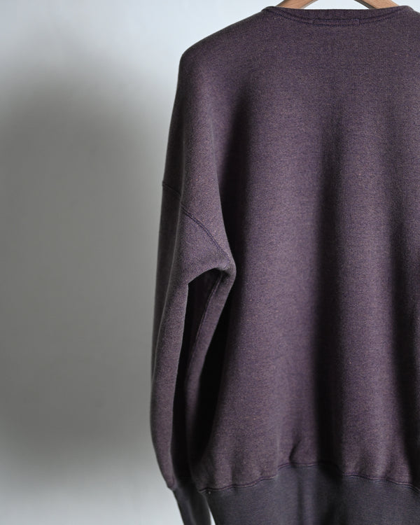 EXTRA COTTON FLEECE / CREW NECK LONG SLEEVE, faded heather color