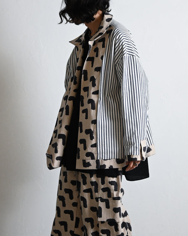Fake shirt jacket