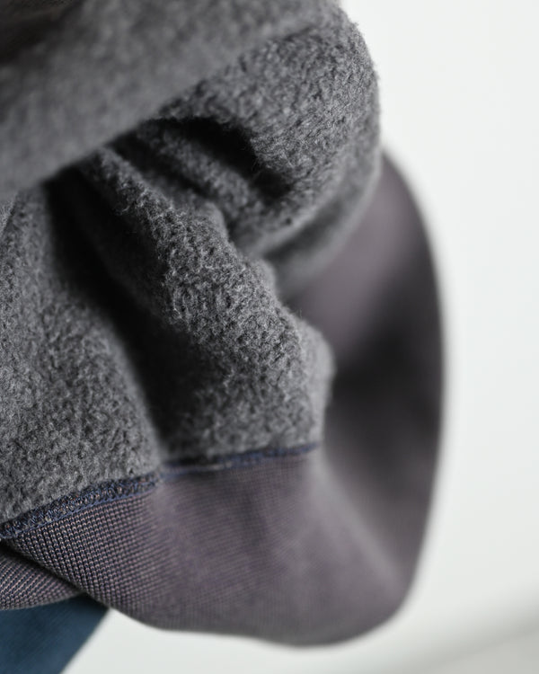 EXTRA COTTON FLEECE / CREW NECK LONG SLEEVE, faded heather color