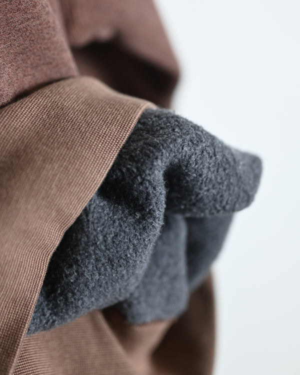 EXTRA COTTON FLEECE / CREW NECK LONG SLEEVE, faded heather color