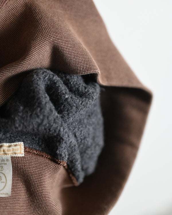 EXTRA COTTON FLEECE / HOODED LONG SLEEVE, faded heather color