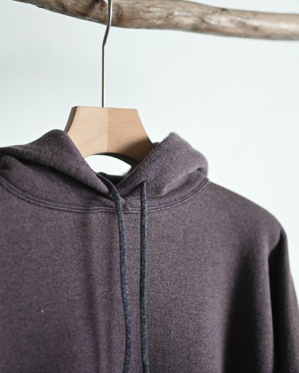 EXTRA COTTON FLEECE / HOODED LONG SLEEVE, faded heather color