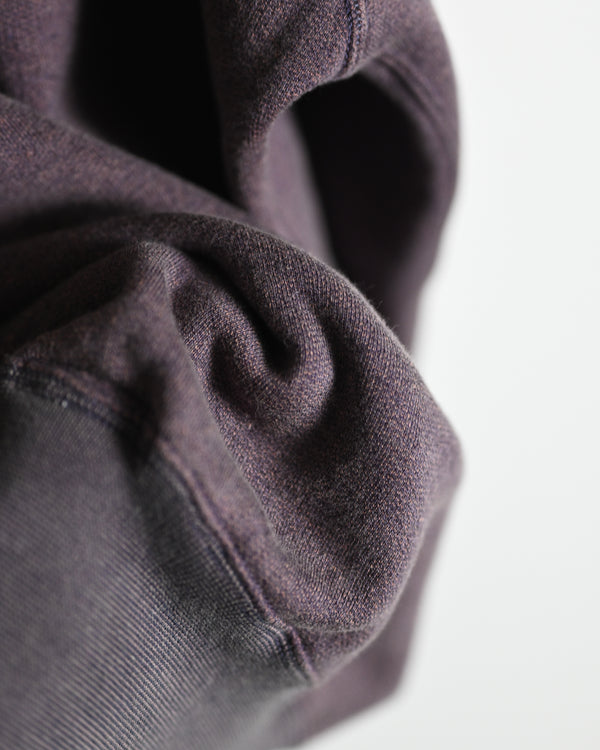 EXTRA COTTON FLEECE / HOODED LONG SLEEVE, faded heather color