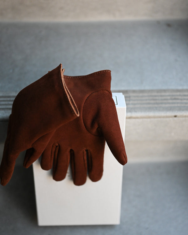 Whole Cut Gloves, Sheep Suede