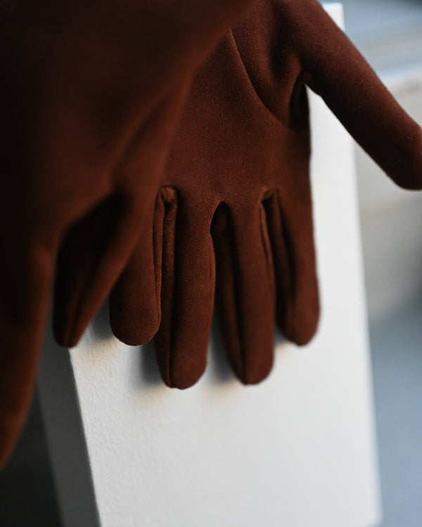 Whole Cut Gloves, Sheep Suede