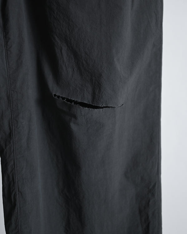 DYED SHRINK WIDE EASY TUCK SLACKS EX