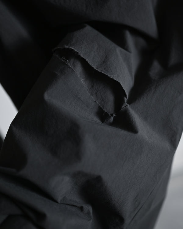 DYED SHRINK WIDE EASY TUCK SLACKS EX