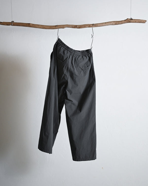 DYED SHRINK WIDE EASY TUCK SLACKS EX