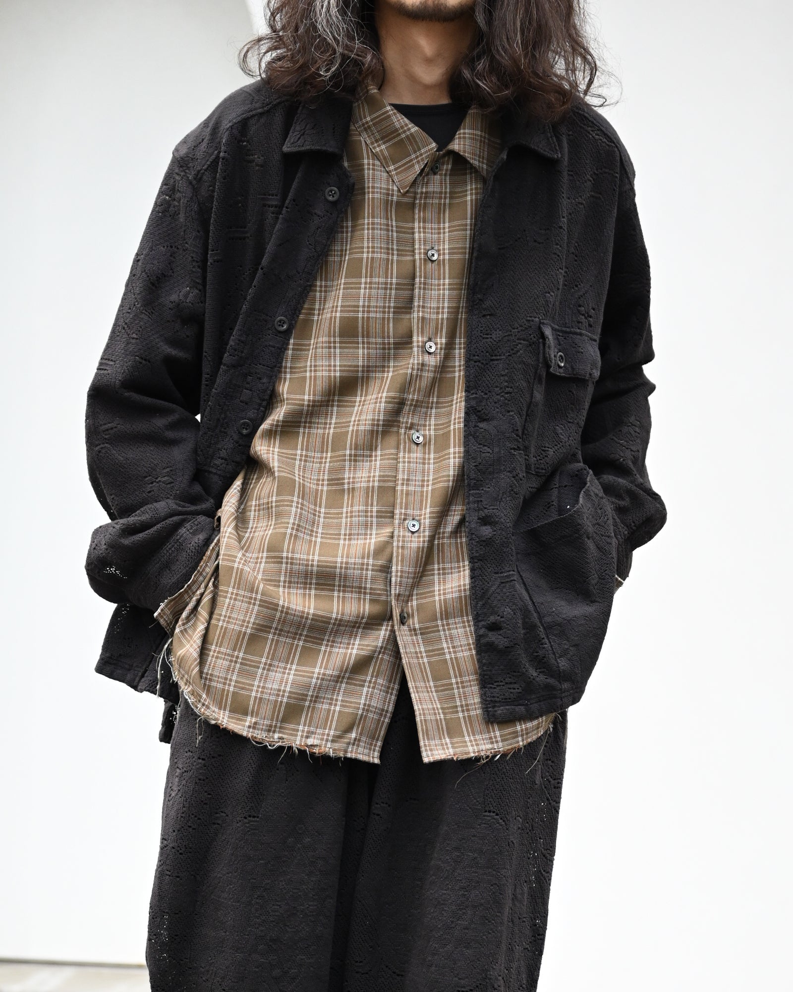ANCELLM アンセルム - AGING RAYON CHECK SHIRT, green – coelacanth