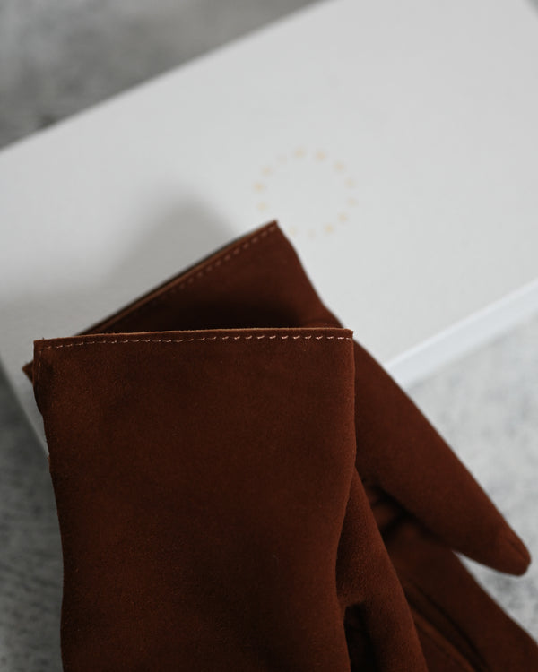 Whole Cut Gloves, Sheep Suede