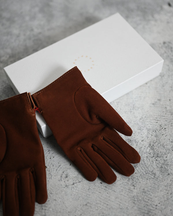 Whole Cut Gloves, Sheep Suede