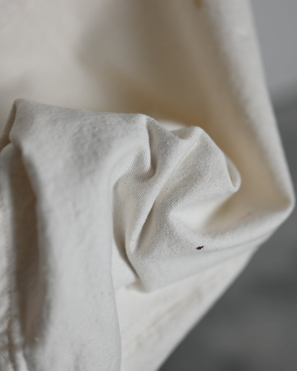 5POCKT BAGGY PANTS, raw denim fade white