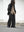 AGING LACE WORK SHIRT, black