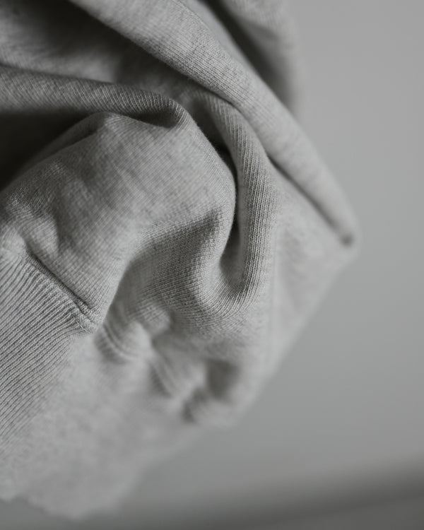 ZIP UP HOODIE, heather white